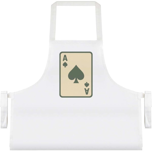Azeeda 'Ace Playing Card Graphic' Unisex Cooking Apron (AP00085097)