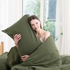 ECOCOTT Army Green Duvet Cover California King Size - 100%