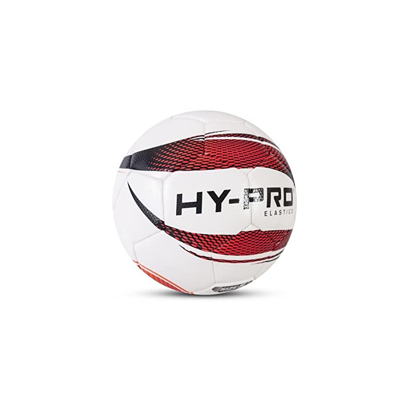 Hy-Pro Elastico Match Football Size 4, red, Black and Orange