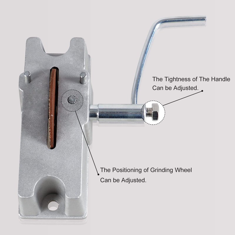 Edicapo Aluminum Manual Piston Ring Filer with 120 Grit Grinding