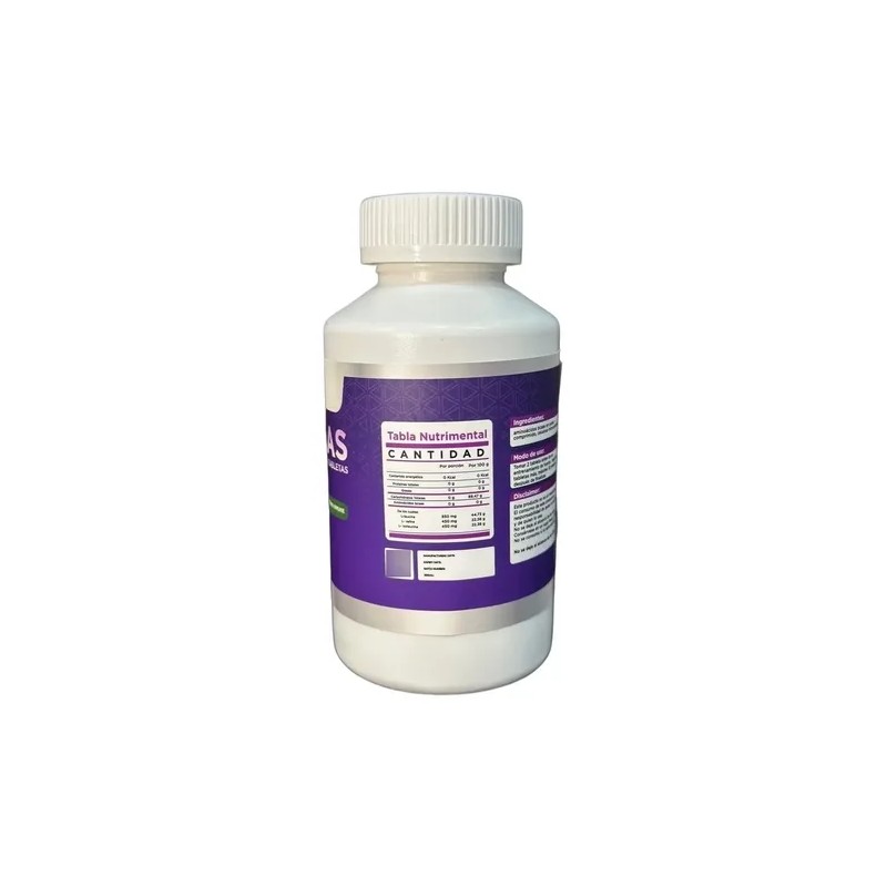 BCAA Aminoácidos LayRoch 120 Tabletas 1750mg Sin Sabor Suplemento Deportivo