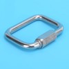 Chain Link Stainless Steel 4‑Corner Multifunctional Connection Buckle for Outdoor