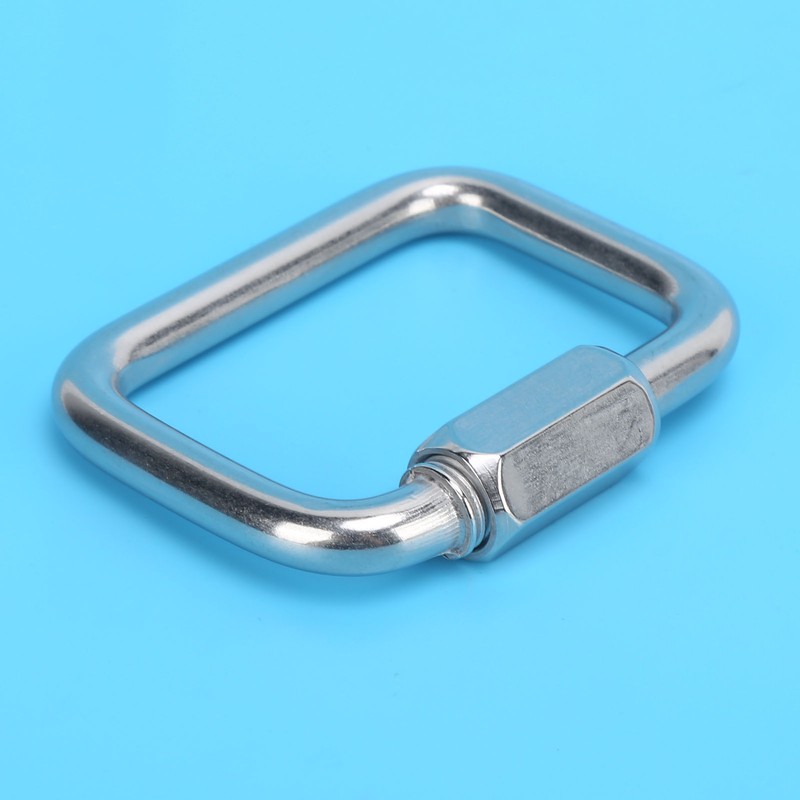 Chain Link Stainless Steel 4‑Corner Multifunctional Connection Buckle for Outdoor
