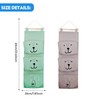 Yuqilin Pack of 3 Wall Hanging Bag, Organiser Children's Room,