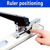 Stapler Heavy Duty, 100 Sheet, 1PACK Manual Big Stapler Metal,max