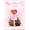 doodlecards Valentine's Day Card Love Hedgehogs Large A4 Size with