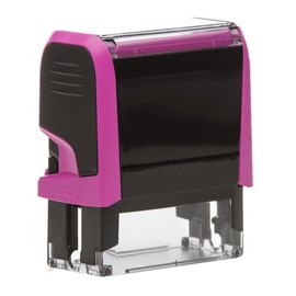 Illinois Notary Stamp | Hubco 4913 Self-Inking Rectangle Stamp (Fuchsia)