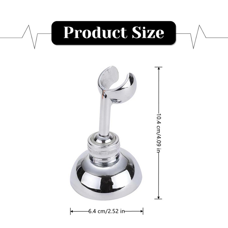 1 Set Shower Holder Bracket Sturdy Adjustable 360° Shower Head