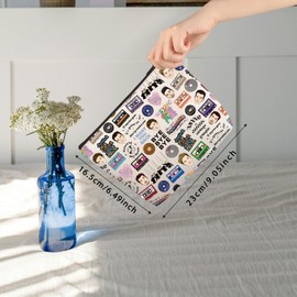 Lywjyb Birdgot Music Band Makeup Bag Band Lover Gift Vintage Boy Band Music Group Inspired Gift (Bye bag)
