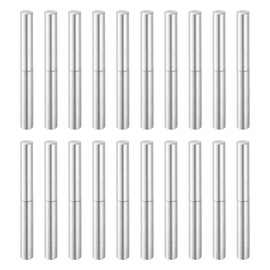 uxcell 20Pcs 3-1/8" x 5/16" (LxD) Stainless Steel Weldable Detachable Barrel Hinges for Metal Gate Swing Door Trailer Ramp, Silver