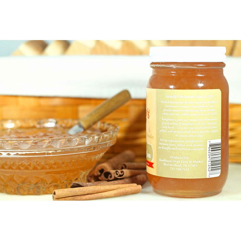 Kauffman Orchards Cinnamon Pear Jam, All Natural, No Preservatives, 9