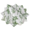 S4Sassy Green Clover & Daisy Floral Cotton Napkin Printed Everyday