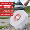 XFasten Reflective Tape, White and Silver, 2 Inches by 5