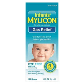 MYLICON Mylicon Infants' Gas Relief Dye Free Drops - 1 oz, Pack of 6