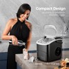 Electactic Ice Makers Countertop,26Lbs/24H,9 Cubes in 6 Mins,Portable Ice Maker