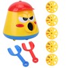 Universal Rotating Power Pot Launcher Toy with Bell Ball Shovels