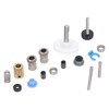 Dual Gear Extruder Assembly Kit 3D Printer Double Gear Hardware