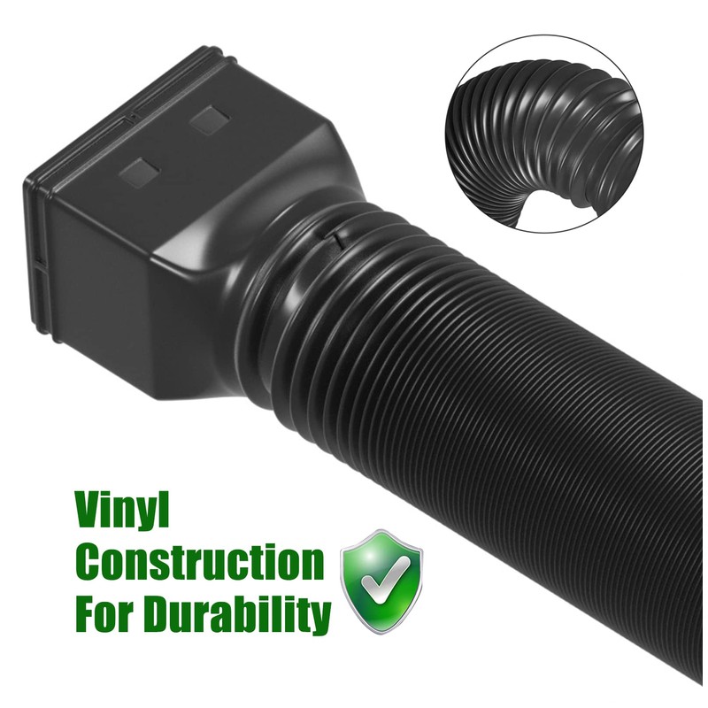 2 Pack Rain Gutter Downspout Extensions Flexible,Down Spout Extender Diverter