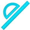 Zonon 2 Pcs 12 Inch Clear Ruler and 6 Inch