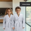 Homelevel Terry Towelling Bathrobe for Children – Dressing Gown with