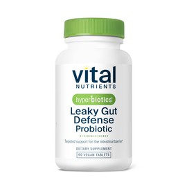 Hyperbiotics Vital Nutrients Leaky Gut Repair Supplement Probiotic | Science Backed Formula Strengthens Intestinal Barrier and Gut Health* | Reduces Digestive Discomfort | 60 Vegan Count