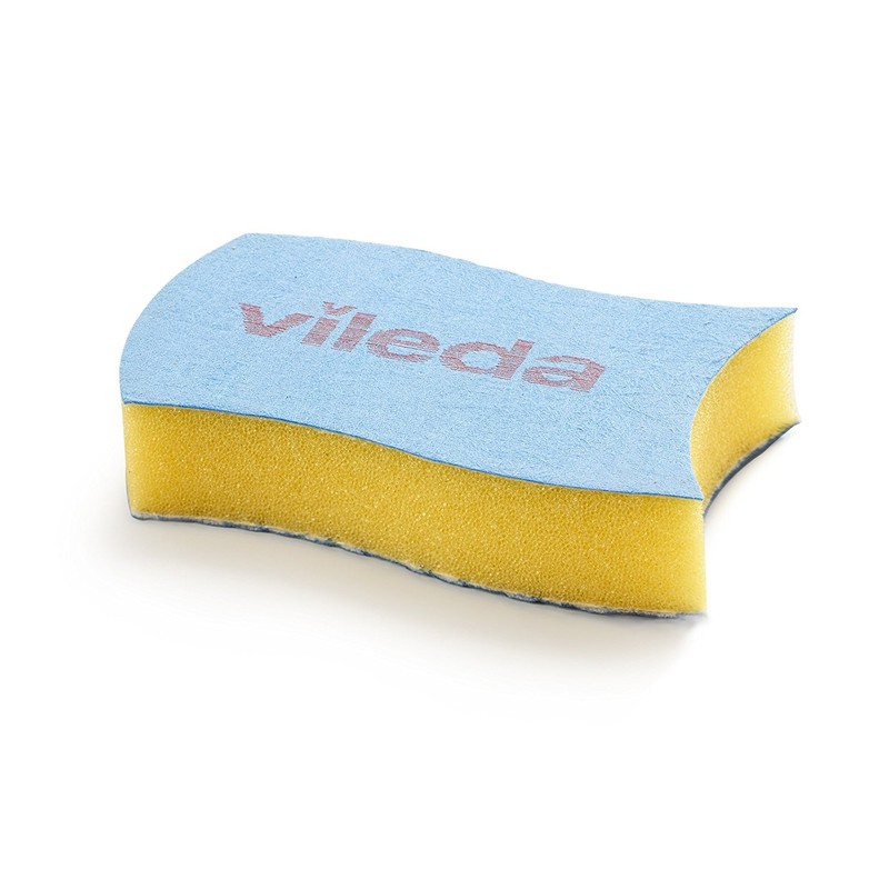 Vileda Scrunge Glass Ceramic Stovetop No-Scratch Scrub Sponge (Pack of