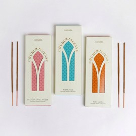 Palo Santo Carnatia Church Incence Collection - Pack of 100 Handrolled Masala Sticks | Purifying, Long-Lasting Fragrance for Spiritual Cleansing & Meditation