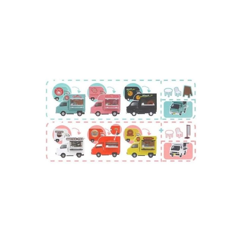 Toys Cabin 1/64 Kitchen Car Collection x Total 6 Types