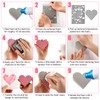 8PCS Stamping Foam Heart Circle Star Cut Stamping Foam Reusable
