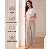 DAVID ARCHY Women's Pajama Pants Comfy Bamboo Rayon Wide Legs