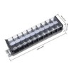uxcell Barrier Terminal Strip Block 660V 60A Dual Rows 10