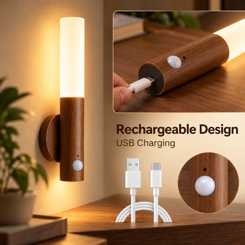  Motion Sensor Night Light for Indoor Use – Rechargeable