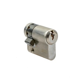 EVVA FPS Half Cylinder 32/10 | Lock Cylinder Profile Cylinder with Drill Protection | Brand Quality | Patent Protection up to 2041 | 5 Keys and Security Card