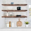 Sorbus Floating Shelves for Wall - 48 Inch Long Bathroom