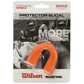 Wilson Protector Bucal para Adultos, de Doble Densidad, Color Naranja