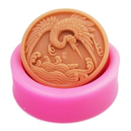 red-Crowned Crane 0961 Craft Art Silicone Soap Mold Craft Molds DIY Handmade soap molds