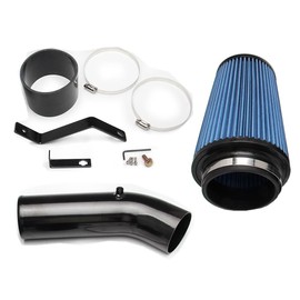RASNAUTO 4" Air Intake System Air Intake Pipe with Oiled Filter Compatible with Ford F250 F350 F450 Super Duty 7.3L Powerstroke Diesel 1999.5-2003