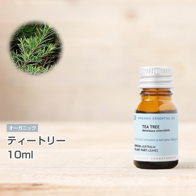Organic Tea Tree, 0.3 fl oz (10 ml), Incense Organic