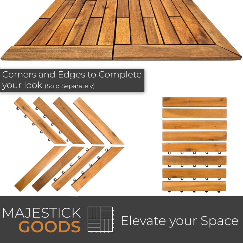 Interlocking Deck Tiles 24 x 12 Long Boards Snap Together