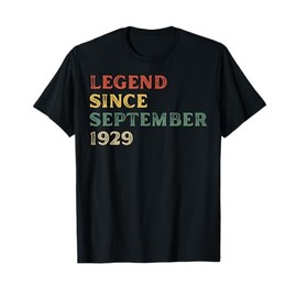 Legend 1929 96th Birthday Gifts for Men Women 96 Year Old T-Shirt