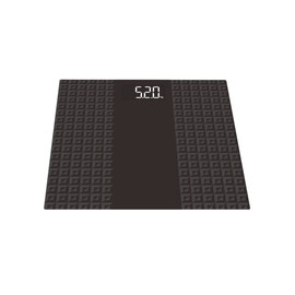 Electronic Bathroom Scale with Tempered Glass Balance Platform, Antiskid Surface, Large Easy Read LCD Display