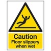 V Safety Eco Friendly Warning General - Caution Floor Slippery
