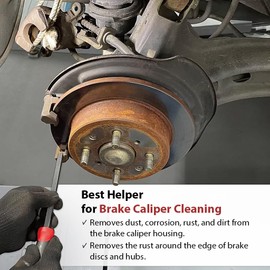 FIRSTINFO H5408 Coarse and Fine-Tooth CR-V Steel Brake Caliper File | Four-Sided | HRC 62-66 | 9mm File Width | 5.9 inches File Length