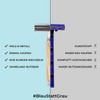 Chinchilla® Olive Wood & Metal Safety Razor | Sustainable Wet