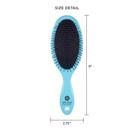 Cricket Splash Hair Detangler Brush for Wet, Dry Detangler Shower Hair Brush for Women And Men, Hairbrush for All Types - True Blue