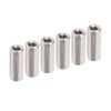 20 Pcs Round Connector Nut M6x1.0 10 L25mm Rod Coupling