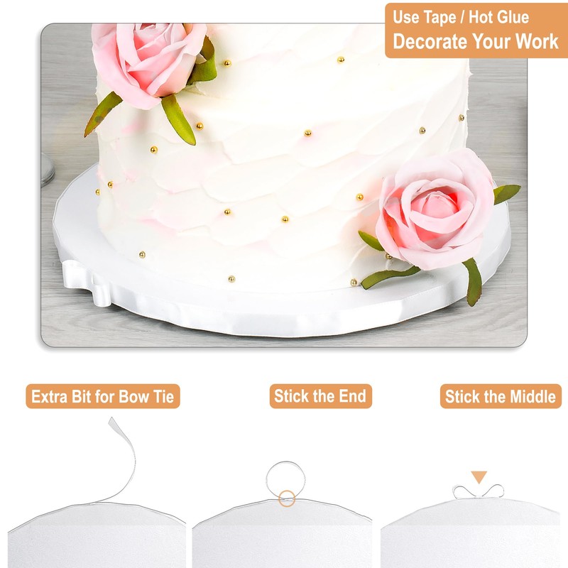 BOARDS+ Cake Drums 10 Inch (12 Pack) | 1/2" Thick