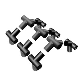 Aoneky 1 3/8'' High Peak Corner Canopy Fitting Couplers Kit - Frame Carport Connectors (6-Legs)