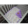 Dear Baby Gear Baby Blankets, Glitter Unicorn Pastel Rainbows, Lavender
