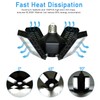 QiyuanLS 2-Pack LED Garage Light,150W Garage Lights Deformable LED Garage